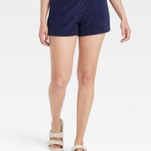 Navy BlueNWT  Mid-Rise Pull-on Shorts - a New Day - Size 1X